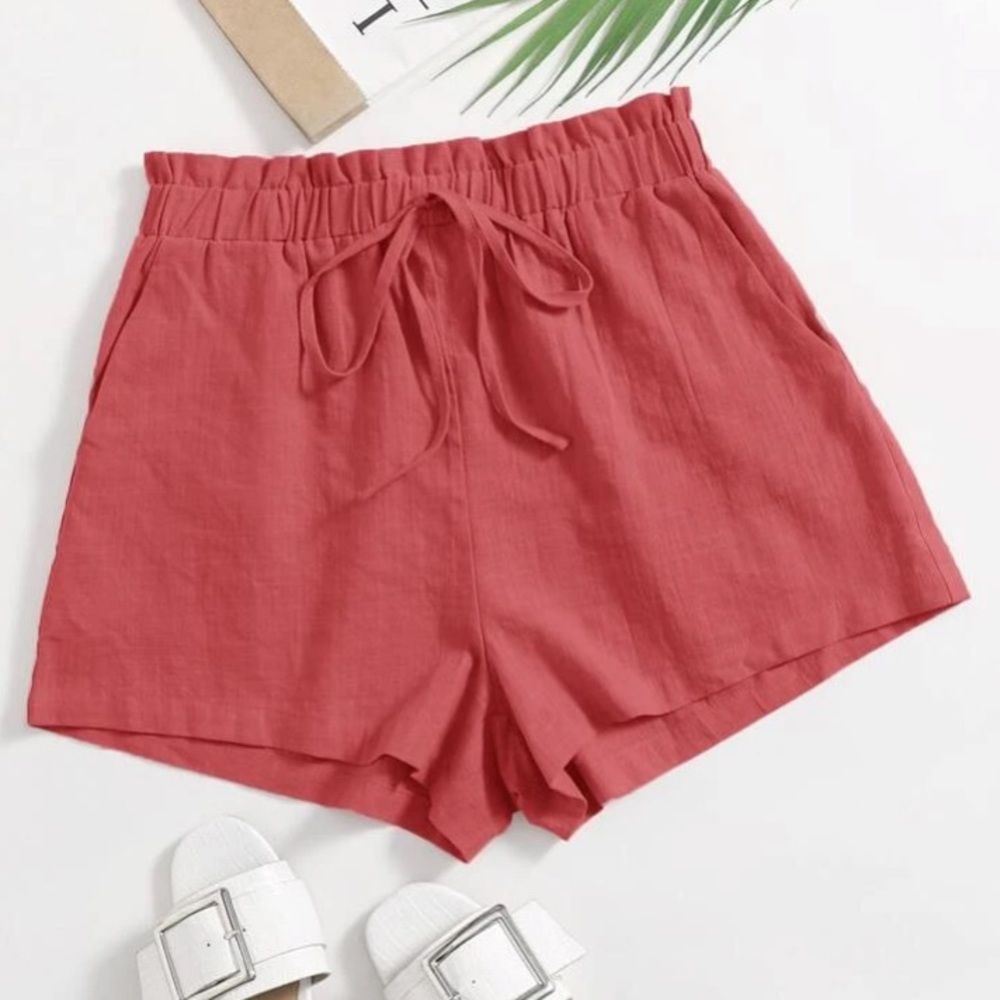 COPY - Paperbag Waist Pocket Shorts